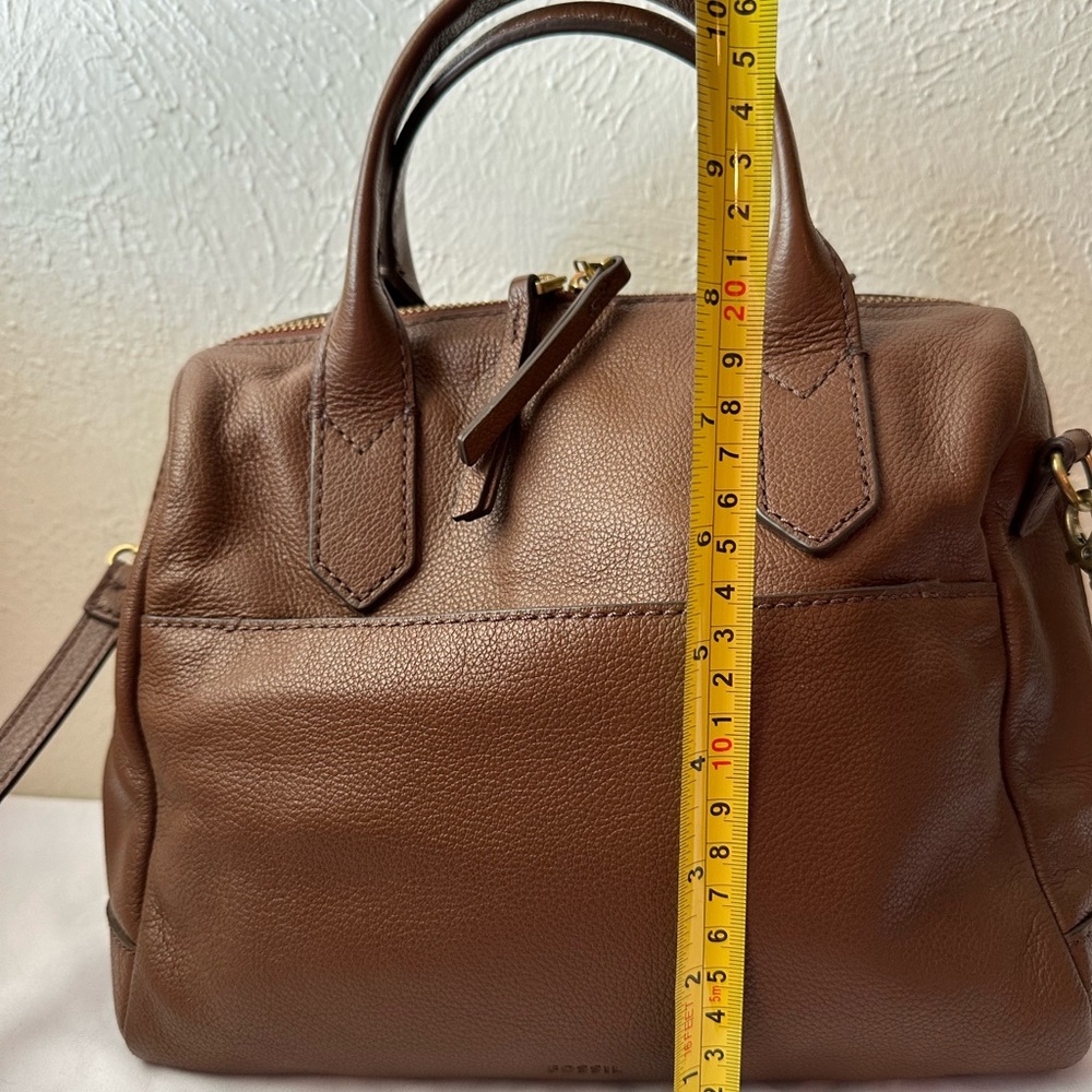 Fossil Small Crossbody Duffel Bag in Deep Brown - Picture 9 of 9